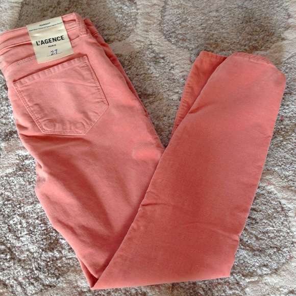 L'AGENCE Paris Margot Velvet High Rise Skinny - Picture 5 of 8